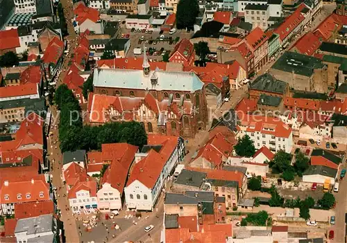 AK / Ansichtskarte Haderslev_Hadersleben Domkirche Fliegeraufnahme Haderslev_Hadersleben