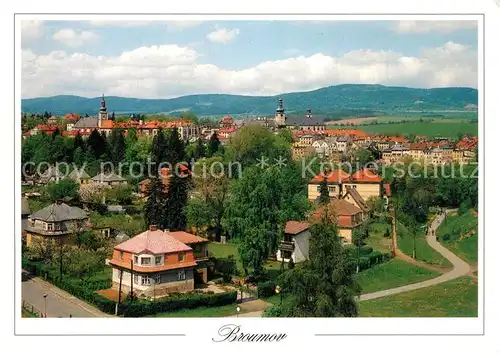AK / Ansichtskarte Broumov Celkovy pohled na stred mesta Broumov