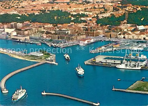 AK / Ansichtskarte Haelsingborg Ferry Station Fliegeraufnahme Haelsingborg