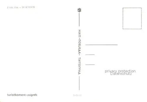 AK / Ansichtskarte Zabljaka Durmitor 