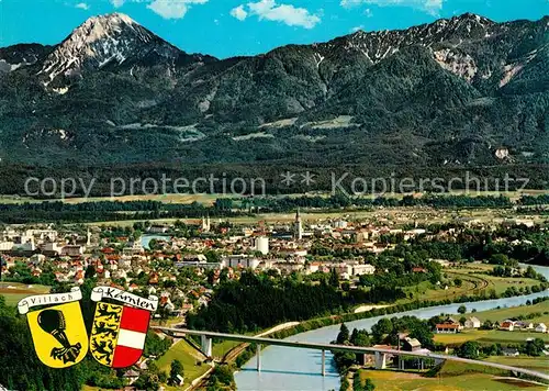 AK / Ansichtskarte Villach_Kaernten mit Mittagskogel Villach_Kaernten