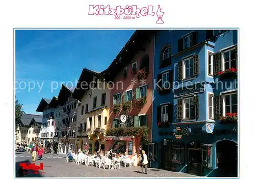 AK / Ansichtskarte Kitzbuehel_Tirol Fussgaengerzone Vorderstadt Kitzbuehel Tirol