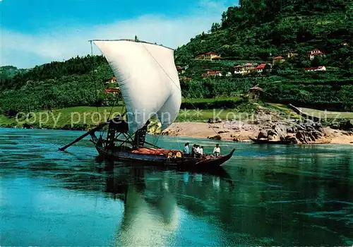AK / Ansichtskarte Porto_Portugal Barco rabelo Porto Portugal