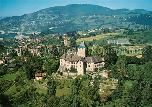 AK / Ansichtskarte Blonay_St Legier Le Chateau de Blonay et le Mont Pelerin Blonay_St Legier
