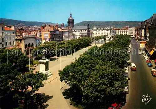 AK / Ansichtskarte Clermont_Ferrand_Puy_de_Dome Place de Jaude La statue du general Desaix Le heros de Marengo Clermont_Ferrand