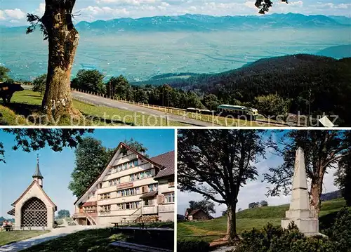 AK / Ansichtskarte Stoss_Altstaetten Panorama Kapelle Monument Stoss_Altstaetten