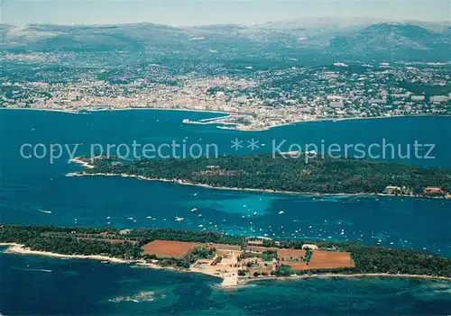AK / Ansichtskarte Cannes_Alpes Maritimes Iles de Lerins Vue aerienne Cannes Alpes Maritimes