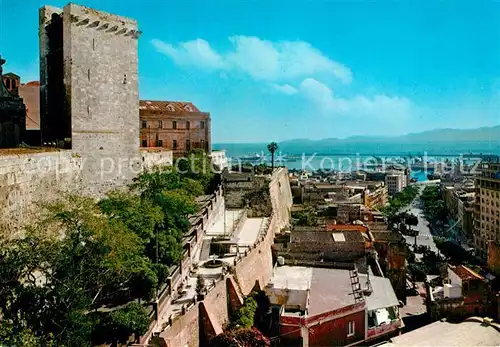AK / Ansichtskarte Cagliari Torre dell Elefante Panorama Parziale Cagliari