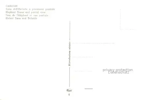 AK / Ansichtskarte Cagliari Torre dell Elefante Panorama Parziale Cagliari