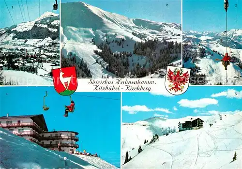 AK / Ansichtskarte Kirchberg_Tirol Hahnenkamm Bahn Steinbergkogl Griesalmhaenge Jufen Ehrenbachhoehe Kirchberg Tirol