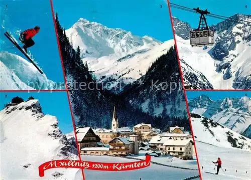 AK / Ansichtskarte Mallnitz_Kaernten Gelaendesprung Hannoverhaus Ebenegglift Ankogelbahn  Mallnitz Kaernten