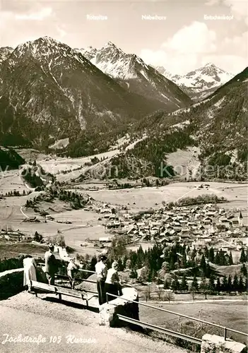 AK / Ansichtskarte Bad_Oberdorf Blick von der Jochkanzel  Bad_Oberdorf
