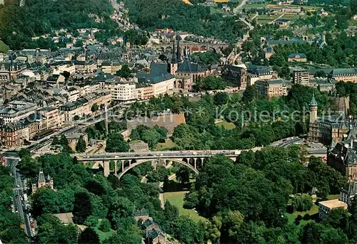 AK / Ansichtskarte Luxembourg_Luxemburg Fliegeraufnahme Luxembourg Luxemburg