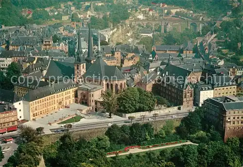 AK / Ansichtskarte Luxembourg_Luxemburg Fliegeraufnahme Cathedrale Luxembourg Luxemburg
