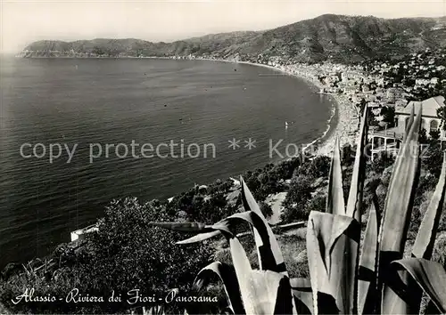 AK / Ansichtskarte Alassio Panorama Alassio