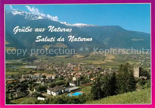 AK / Ansichtskarte Naturns Panorama Naturns