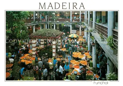 AK / Ansichtskarte Funchal Un aspecto do mercado Funchal