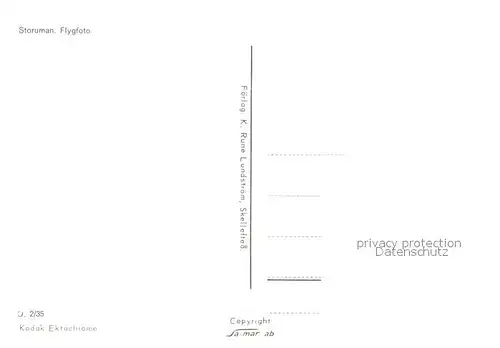 AK / Ansichtskarte Storuman Fliegeraufnahme 