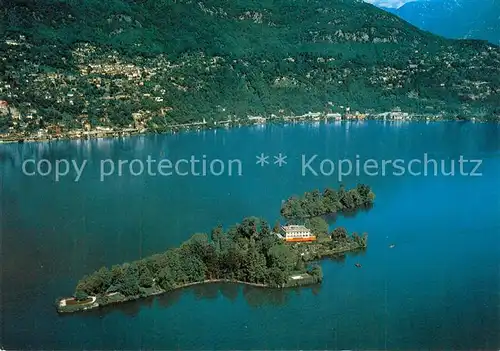 AK / Ansichtskarte Brissago_Lago_Maggiore in fondo Porto Ronco e Ronco  Brissago_Lago_Maggiore