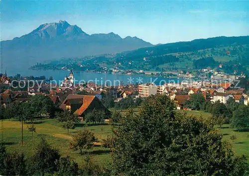 AK / Ansichtskarte Kuessnacht am Rigi mit Pilatus Kuessnacht