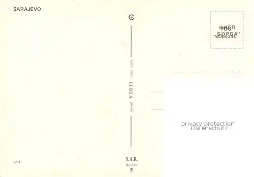 AK / Ansichtskarte Sarajevo Markt Sarajevo