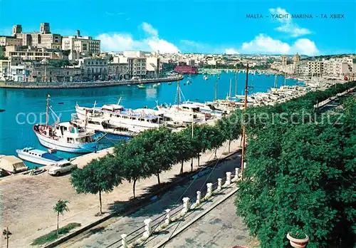 AK / Ansichtskarte Malta Yacht Marina Taxbiex Malta