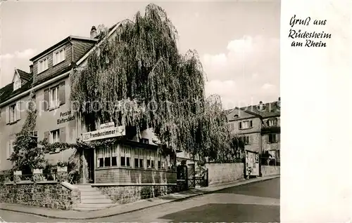 AK / Ansichtskarte Ruedesheim_Rhein Pension Blattersbach Ruedesheim Rhein