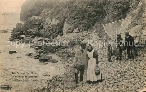 AK / Ansichtskarte Fischerei Vie a la mer  