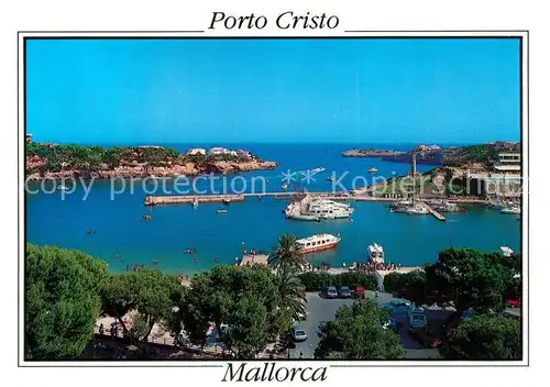 AK / Ansichtskarte Porto_Cristo_Mallorca Fliegeraufnahme Porto_Cristo_Mallorca