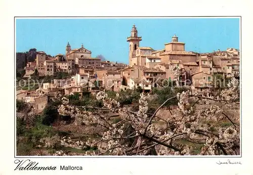 AK / Ansichtskarte Valldemossa_Mallorca Panorama Valldemossa Mallorca