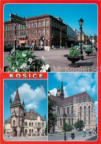 AK / Ansichtskarte Kosice Mlynska ulica Hotel Europa Jakabov palac Dom sv Alzbety Kosice