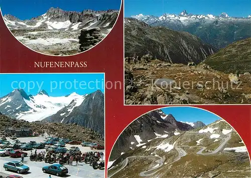 AK / Ansichtskarte Nufenenpass Teilansichten Panorama Nufenenpass