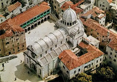 AK / Ansichtskarte Sibenik Katedrala Fliegeraufnahme Sibenik