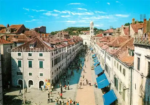 AK / Ansichtskarte Dubrovnik_Ragusa stradun Dubrovnik Ragusa