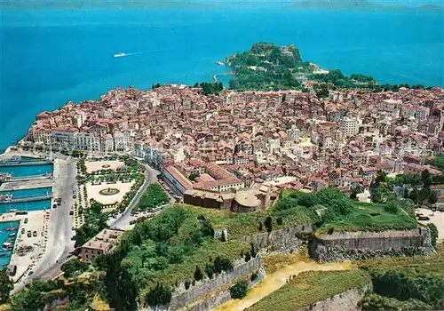 AK / Ansichtskarte Corfu_Korfu Fliegeraufnahme Corfu Korfu