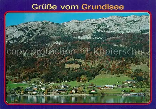 AK / Ansichtskarte Grundlsee_Steiermark Panorama Grundlsee_Steiermark