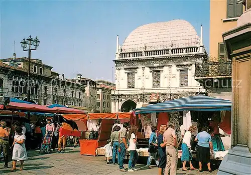 AK / Ansichtskarte Brescia Il mercato di piazza della Loggia Brescia