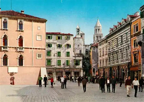 AK / Ansichtskarte Split_Spalato Narodni trg Split_Spalato