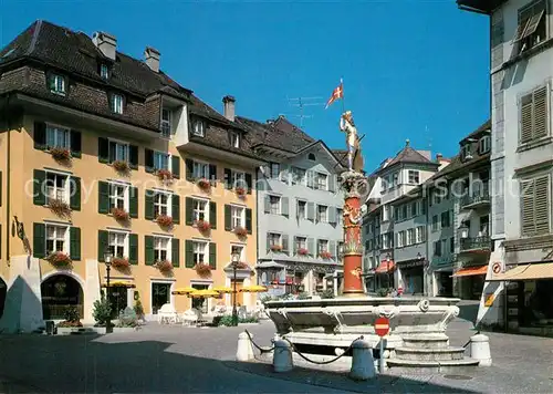 AK / Ansichtskarte Solothurn St Ursus Brunnen Solothurn