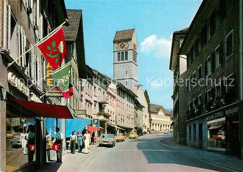 AK / Ansichtskarte Uznach Strassenpartie Uznach