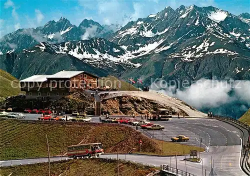 AK / Ansichtskarte Fuscher_Toerl Grossglockner Hochalpenstrasse mit Restaurant Dr Franz Rehrl Haus Fuscher Toerl