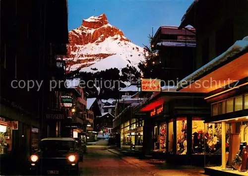 AK / Ansichtskarte Engelberg_OW mit Hahnen Engelberg OW