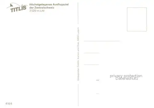 AK / Ansichtskarte Titlis_Engelberg Ausflugsgaststaette Terrasse Titlis Engelberg