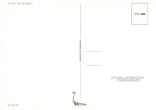 AK / Ansichtskarte Ulvik Hardanger Ulvik