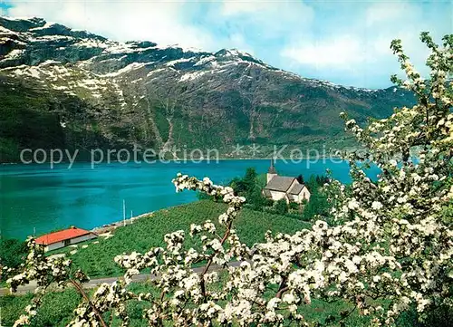 AK / Ansichtskarte Norge_Norwegen Ullensvang kirke ved Sorfjorden Hardanger Norge Norwegen