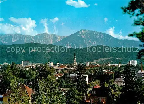 AK / Ansichtskarte Klagenfurt_Woerthersee mit Koschuta Klagenfurt_Woerthersee