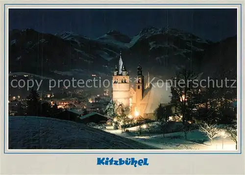 AK / Ansichtskarte Kitzbuehel_Tirol Kirche Kitzbuehel Tirol
