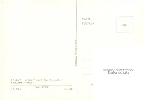 AK / Ansichtskarte Brasov Vedere Brasov