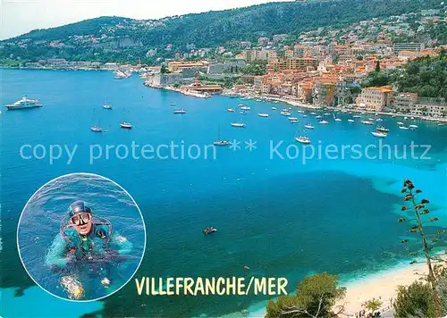 AK / Ansichtskarte Villefranche sur Mer Vue generale aerienne Villefranche sur Mer