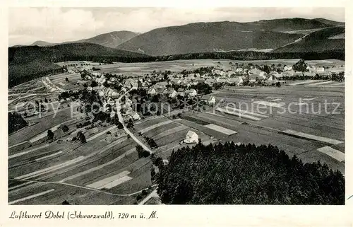 AK / Ansichtskarte Dobel_Schwarzwald Luftkurort Fliegeraufnahme Original Straehle Bild Nr. 21491 Dobel Schwarzwald